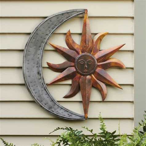 metal art to hang on outside of house|large outdoor metal wall hangings.